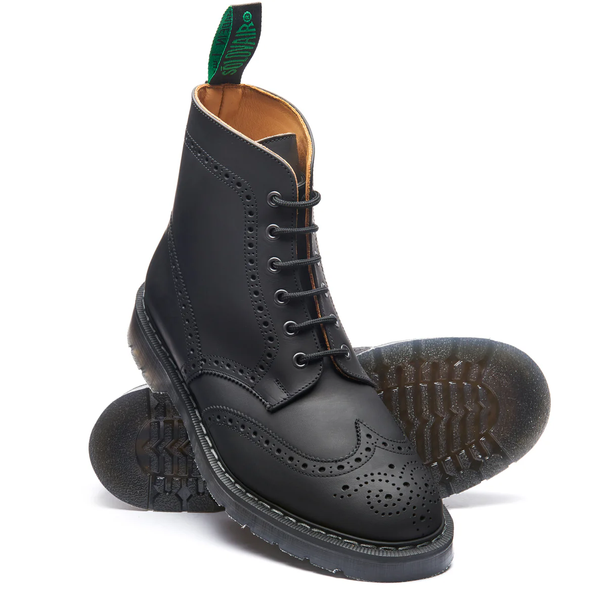 1159-black-greasy-6-eye-brogue-boot-2.webp Black Greasy 6 Eye Brogue Boot