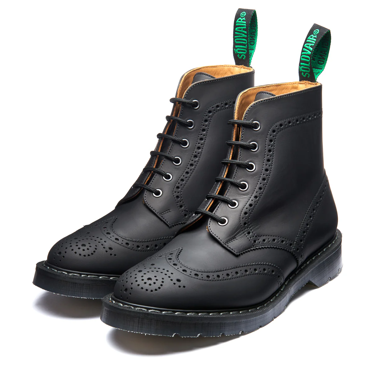 1159-black-greasy-6-eye-brogue-boot-3.webp Black Greasy 6 Eye Brogue Boot