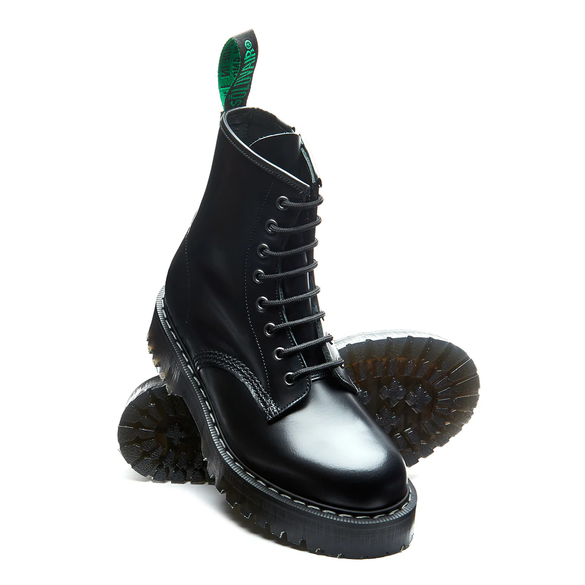 1247-black-hi-shine-8-eye-zip-commando-derby-boot-3.webp Black Hi-Shine 8 Eye Zip Commando Derby Boot