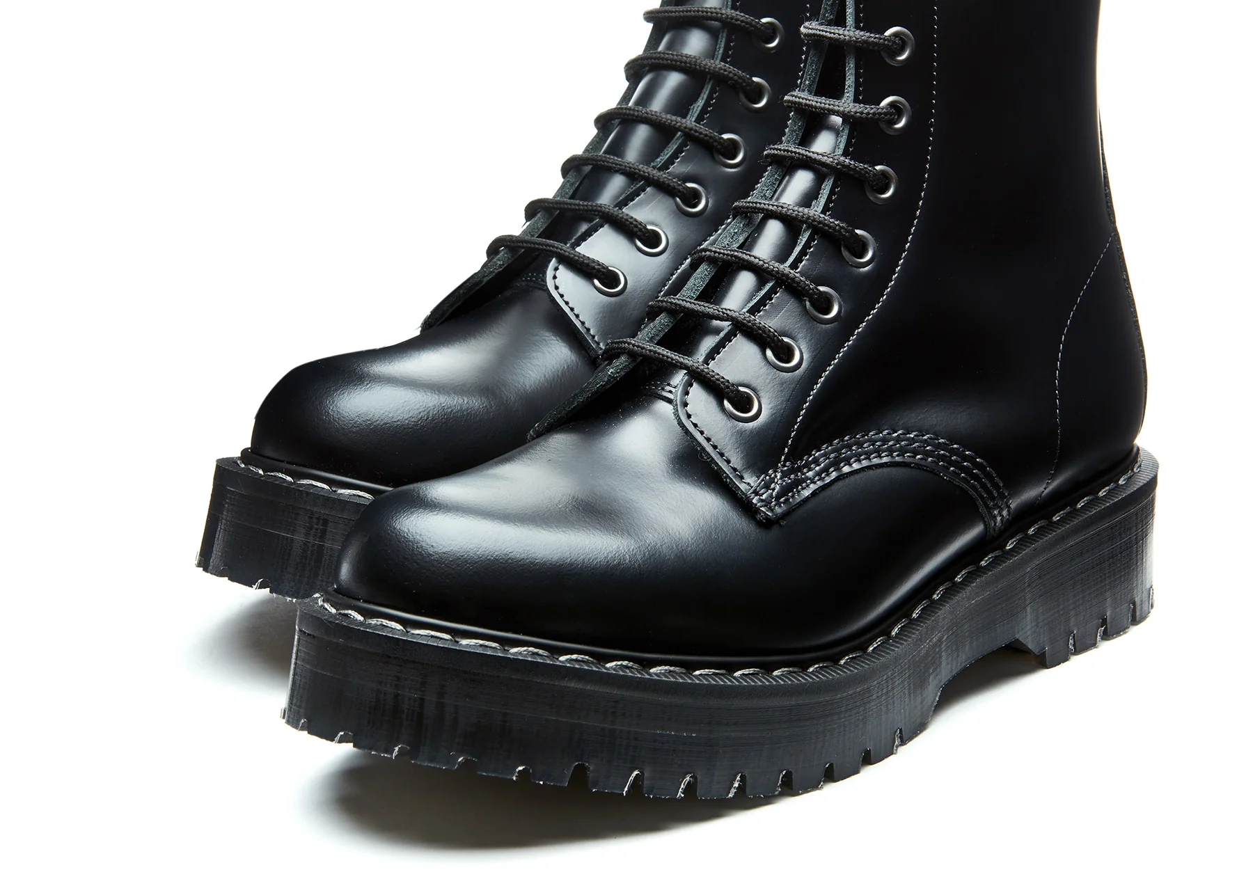 1247-black-hi-shine-8-eye-zip-commando-derby-boot-4.webp Black Hi-Shine 8 Eye Zip Commando Derby Boot