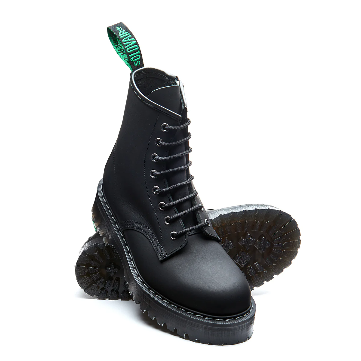 1335-black-greasy-8-eye-zip-commando-derby-boot-3.webp Black Greasy 8 Eye Zip Commando Derby Boot