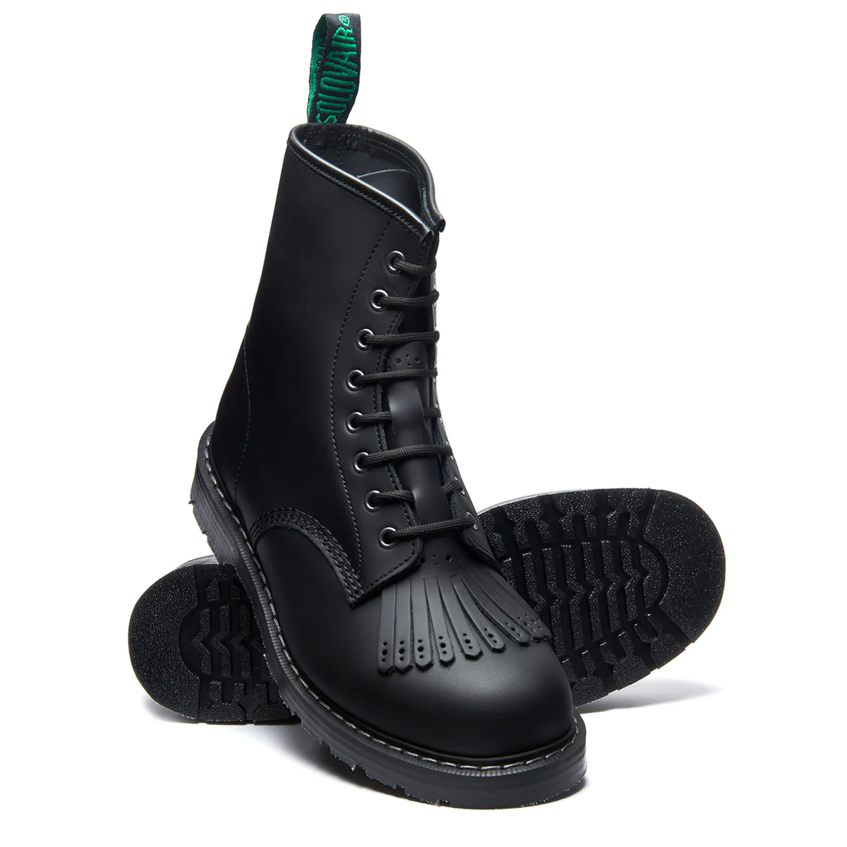 138-black-greasy-8-eye-derby-boot-brogue-kiltie-2.webp Black Greasy 8 Eye Derby Boot & Brogue Kiltie