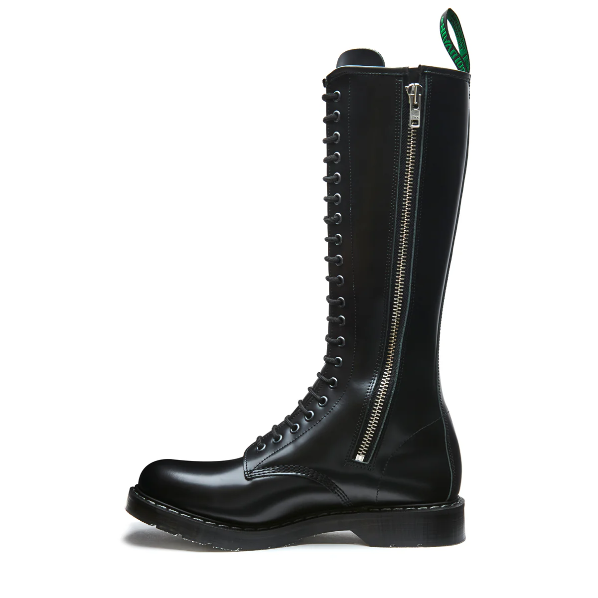 1556-black-hi-shine-20-eye-zip-derby-boot-1.webp Black Hi-Shine 20 Eye Zip Derby Boot