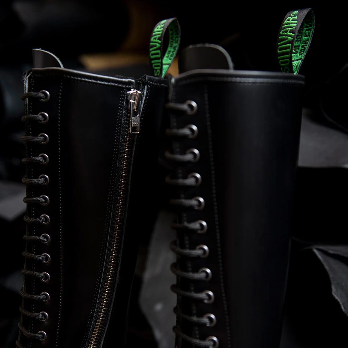 1556-black-hi-shine-20-eye-zip-derby-boot-2.webp Black Hi-Shine 20 Eye Zip Derby Boot