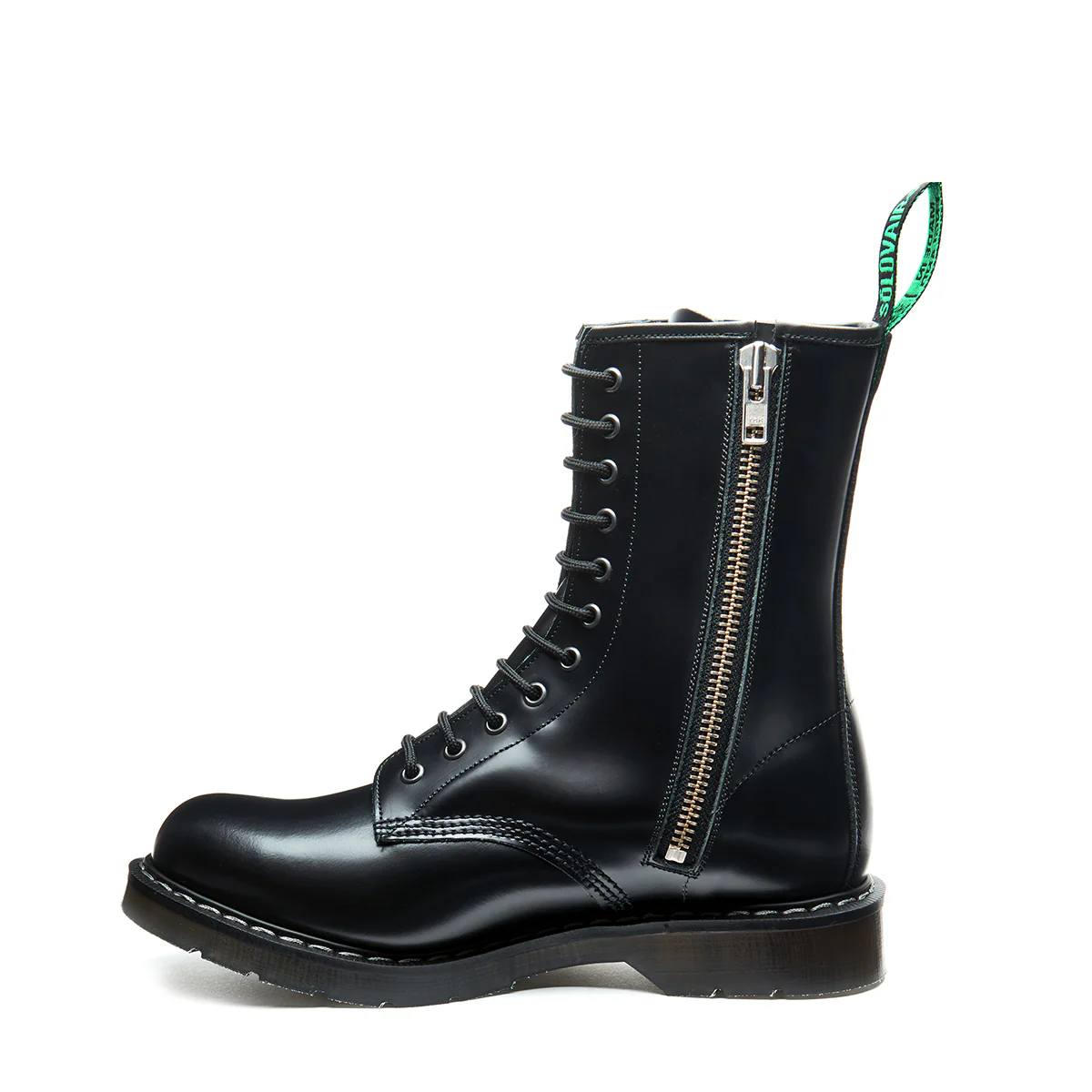 2062-black-hi-shine-11-eye-zip-derby-boot-1.webp Black Hi-Shine 11 Eye Zip Derby Boot