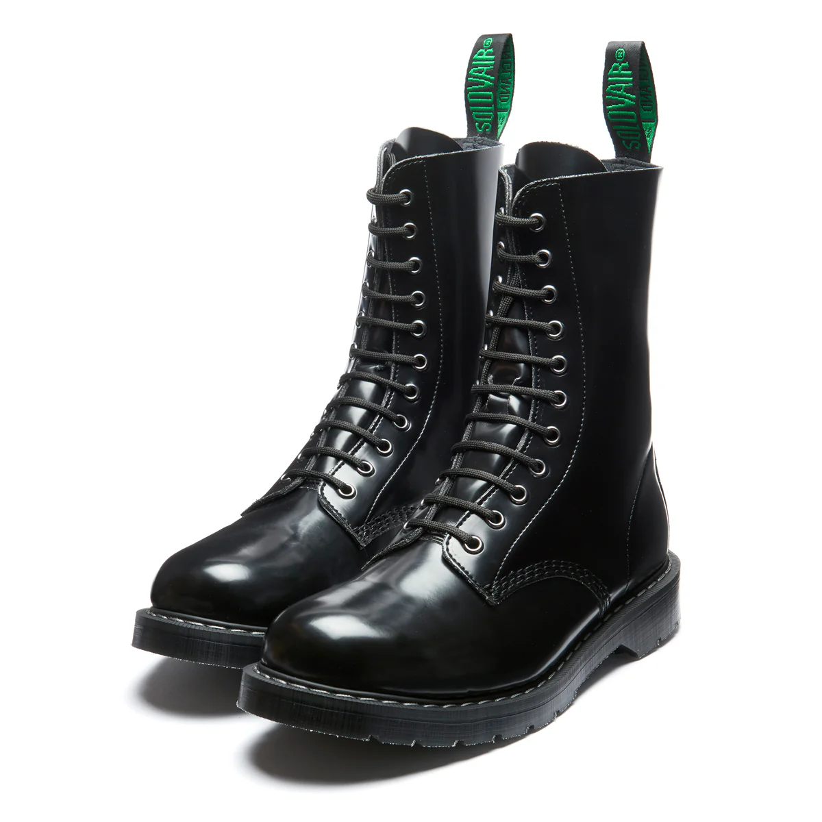 2402-black-vegan-hi-shine-11-eye-derby-boot-3.webp Black Vegan Hi-Shine 11 Eye Derby Boot