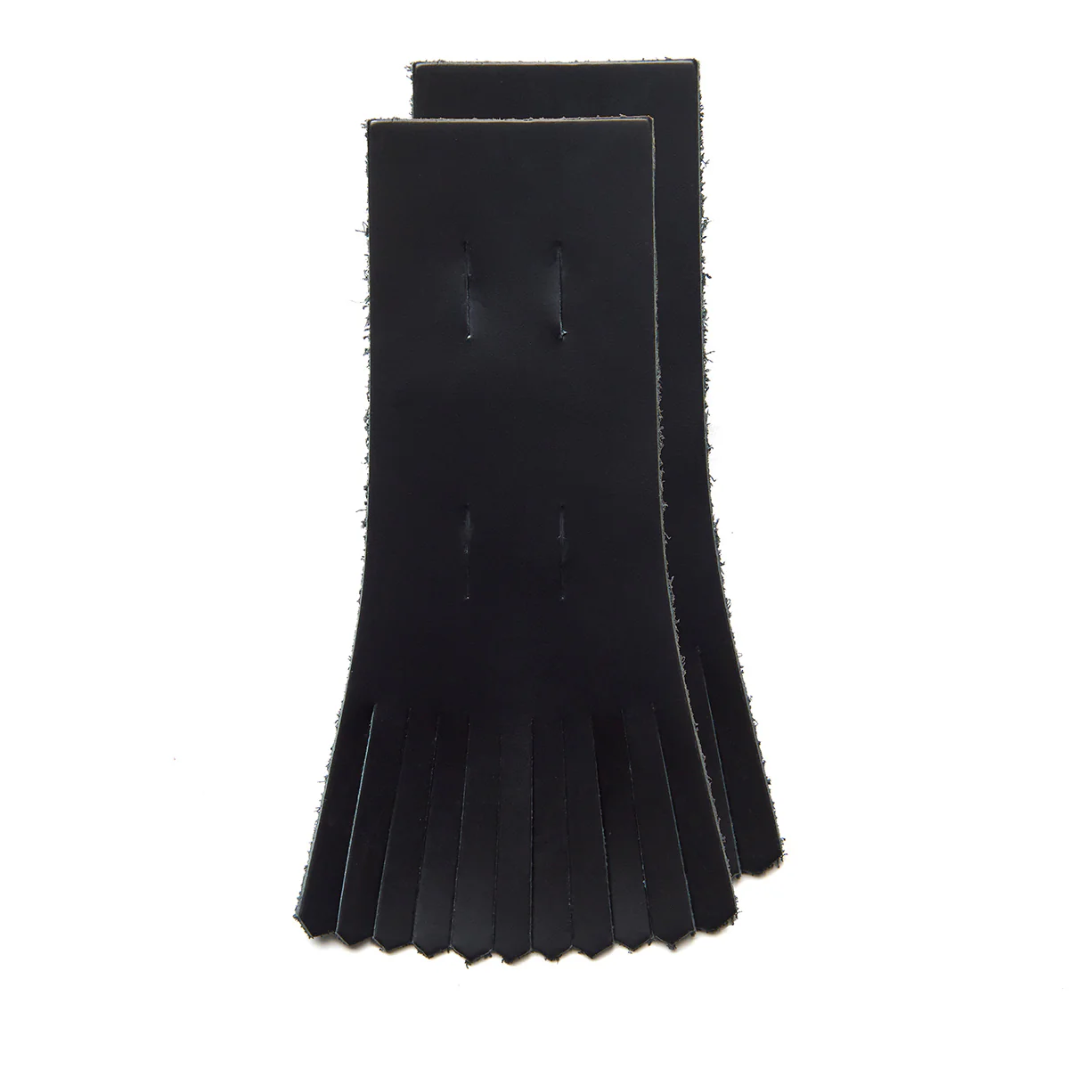 Black Hi-Shine 8 Eye Derby Boot & Boot Kiltie
