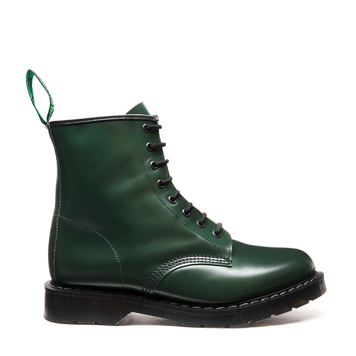 2827-green-hi-shine-8-eye-derby-boot-1.webp Green Hi-Shine 8 Eye Derby Boot