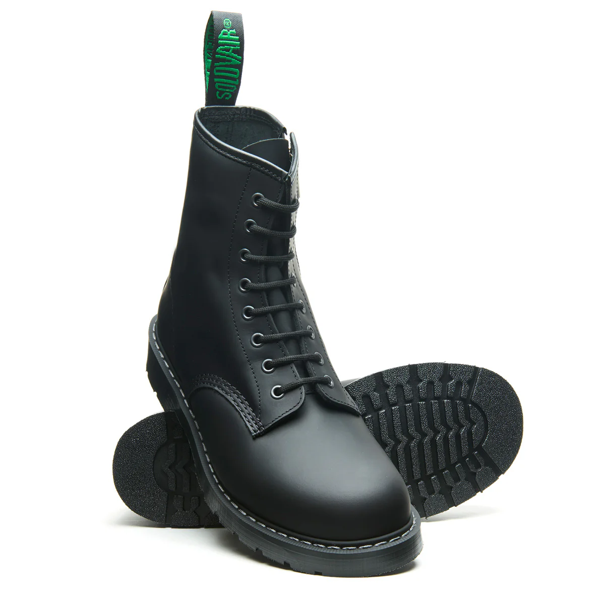 2892-black-greasy-8-eye-zip-derby-boot-3.webp Black Greasy 8 Eye Zip Derby Boot