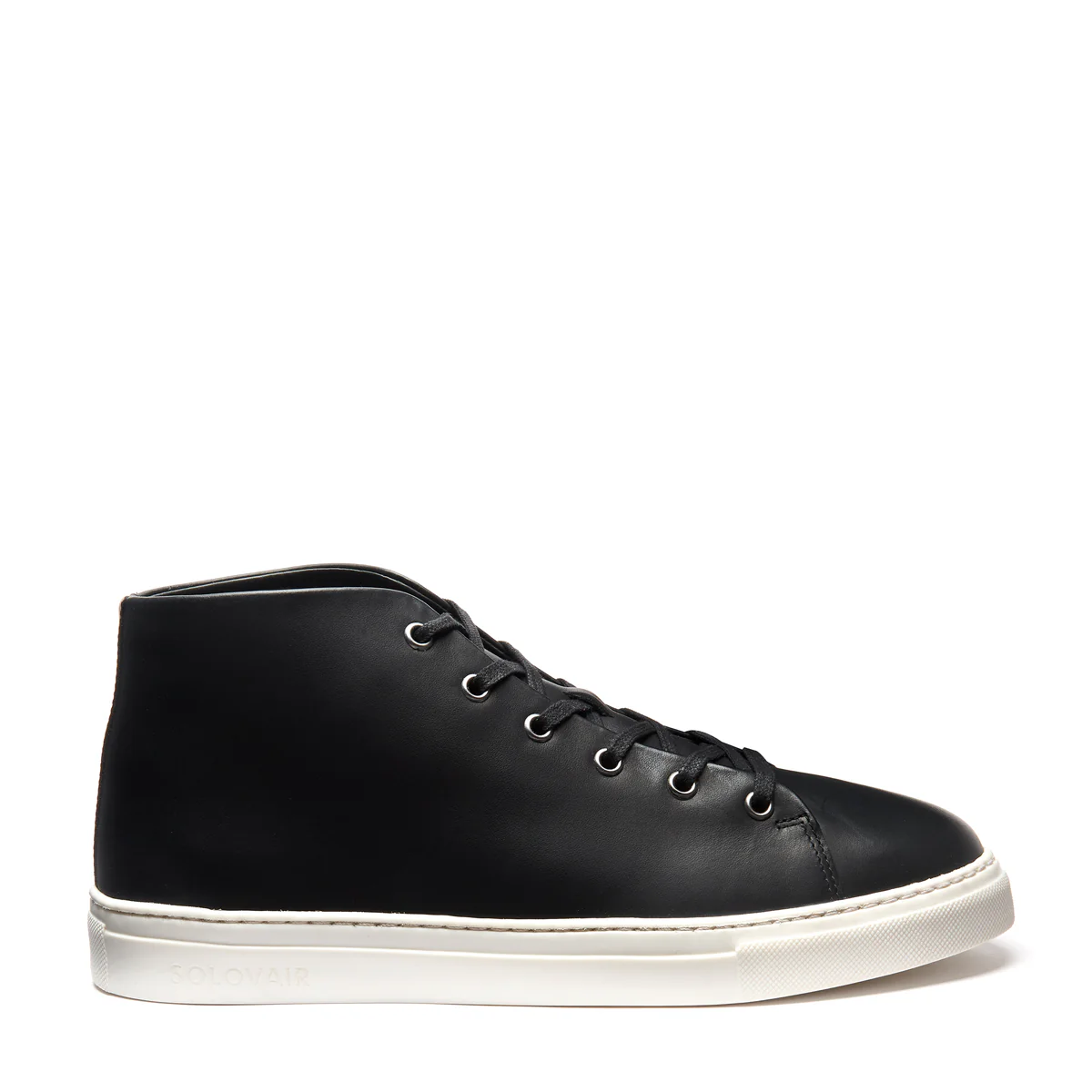 4201-black-calf-high-top-sneaker-white-sole-1.webp Black Calf High Top Sneaker (White Sole)