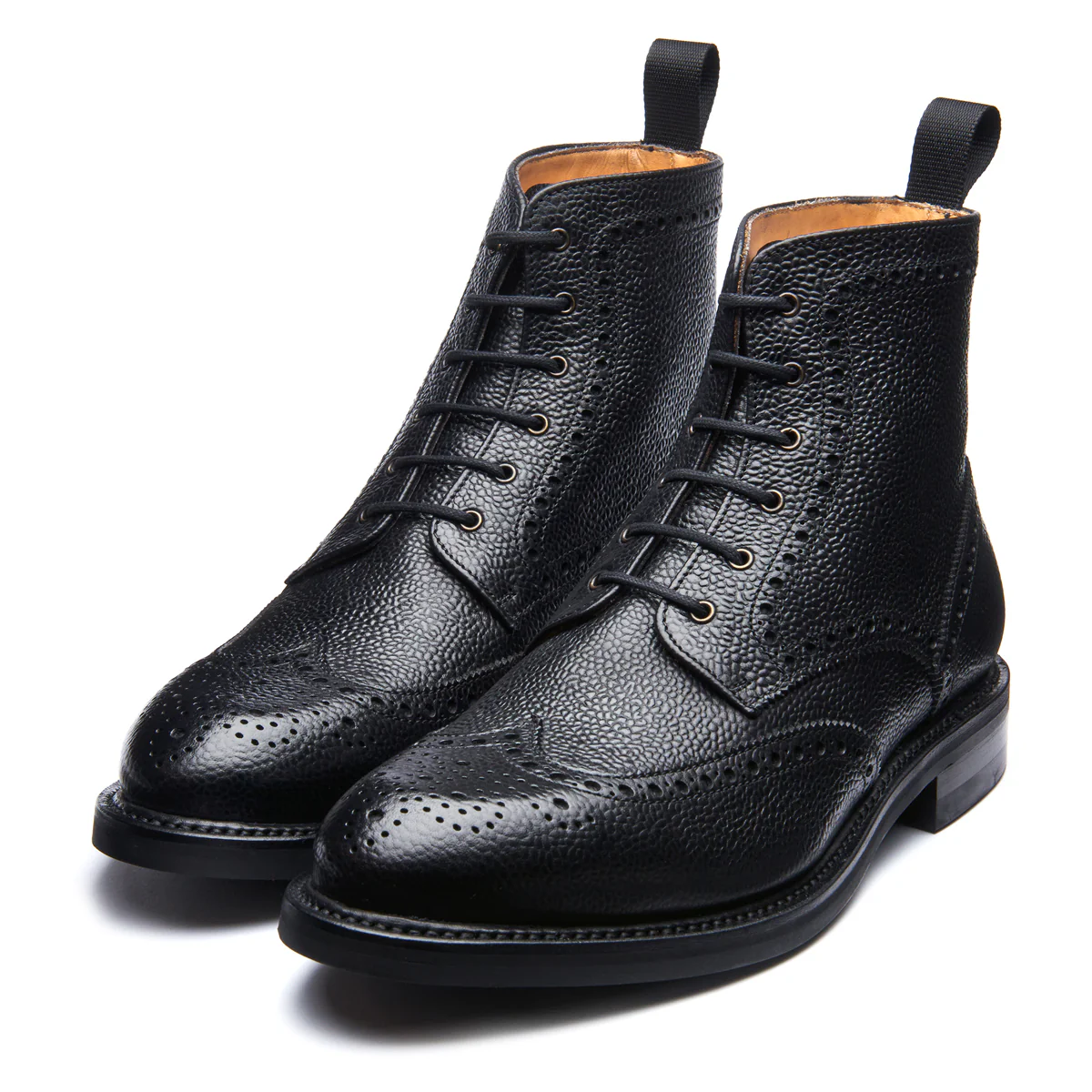 4300-black-grain-calf-6-eye-derby-brogue-boot-3.webp Black Grain-Calf 6 Eye Derby Brogue Boot