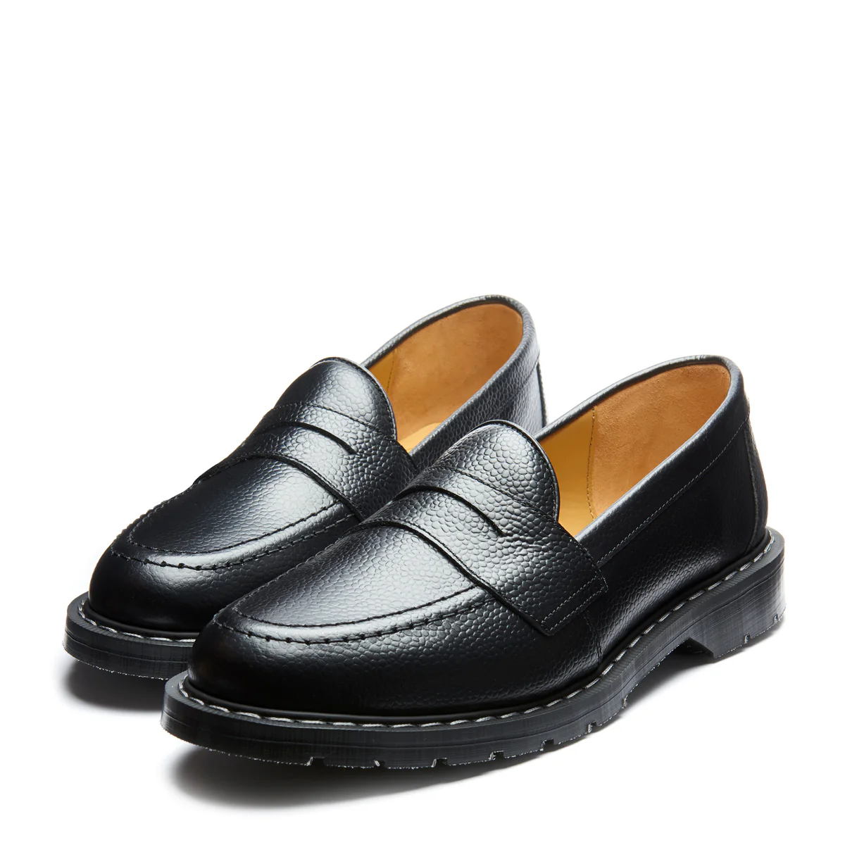 438-black-hi-shine-grain-penny-loafer-4.webp Black Hi-Shine Grain Penny Loafer