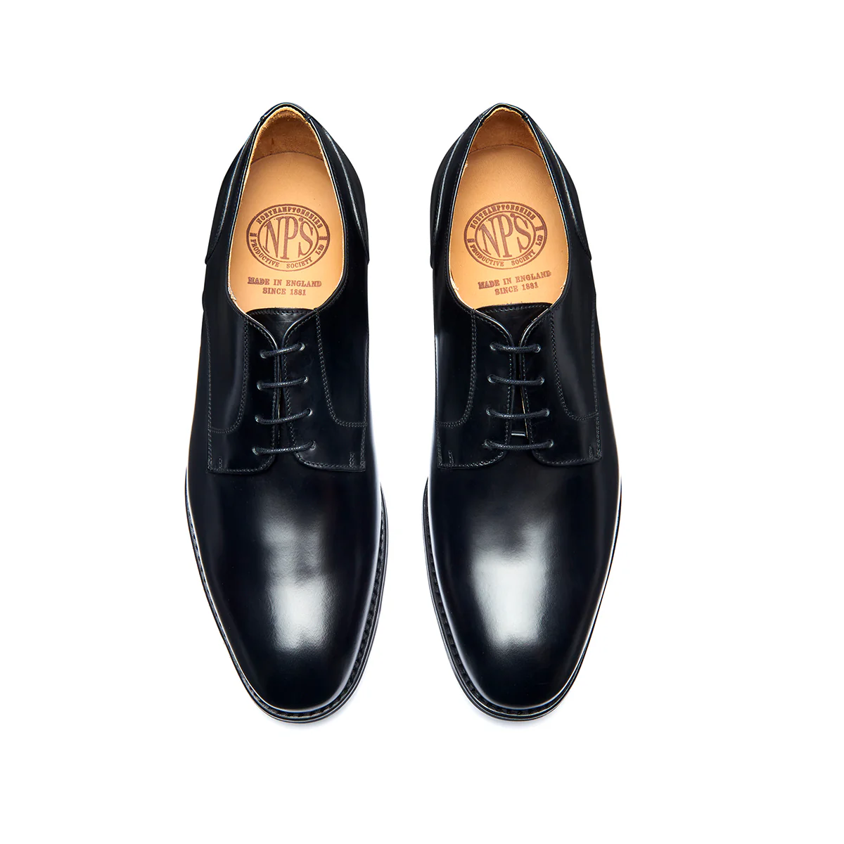 4729-black-hi-shine-4-eye-gibson-shoe-3.webp Black Hi-Shine 4 Eye Gibson Shoe