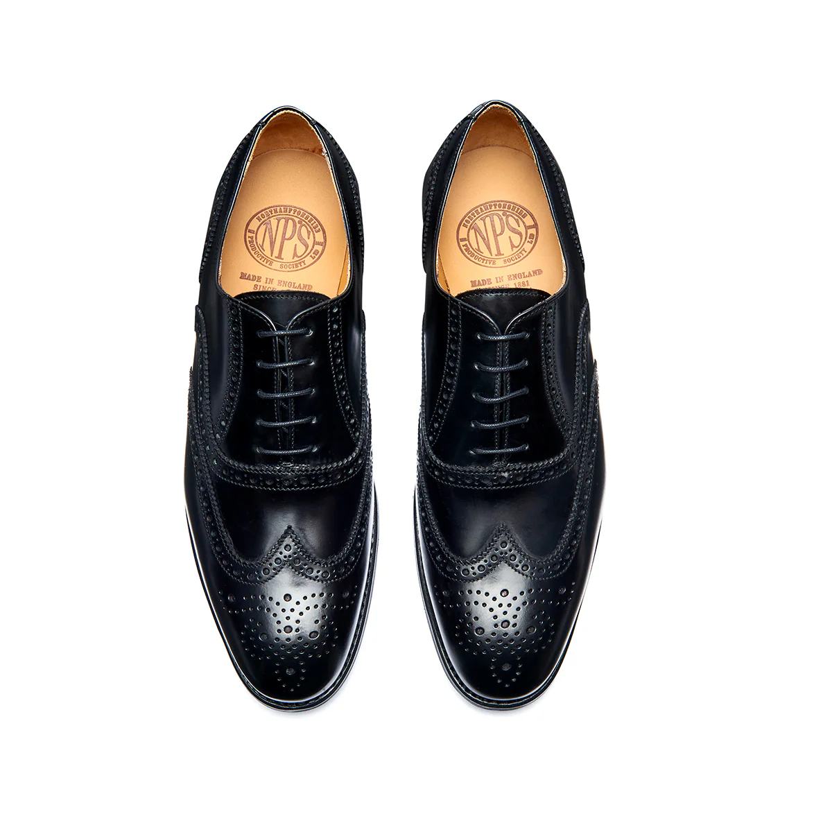 4757-black-hi-shine-5-eye-oxford-brogue-shoe-3.webp Black Hi-Shine 5 Eye Oxford Brogue Shoe