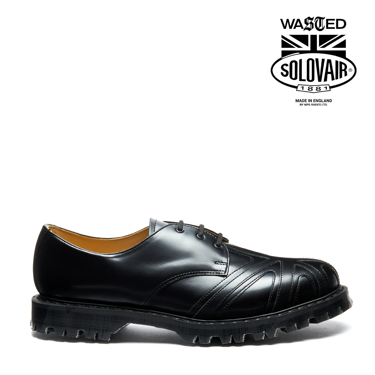 4958-black-hi-shine-union-jack-3-eye-gibson-shoe-1.webp Black Hi-Shine Union Jack 3 Eye Gibson Shoe
