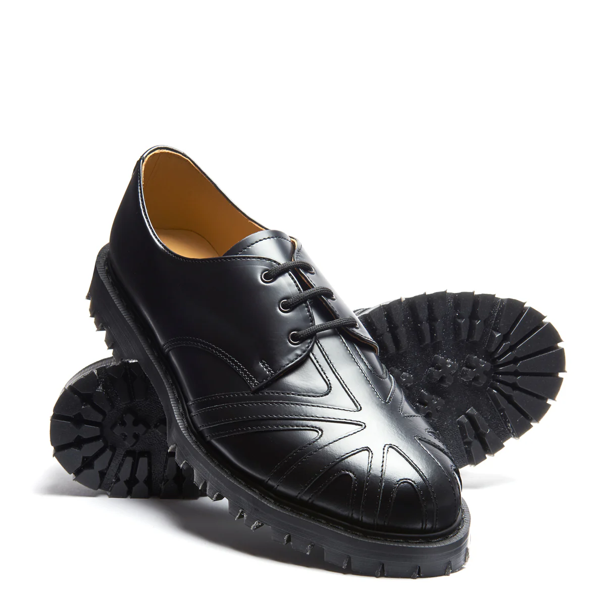 4958-black-hi-shine-union-jack-3-eye-gibson-shoe-2.webp Black Hi-Shine Union Jack 3 Eye Gibson Shoe