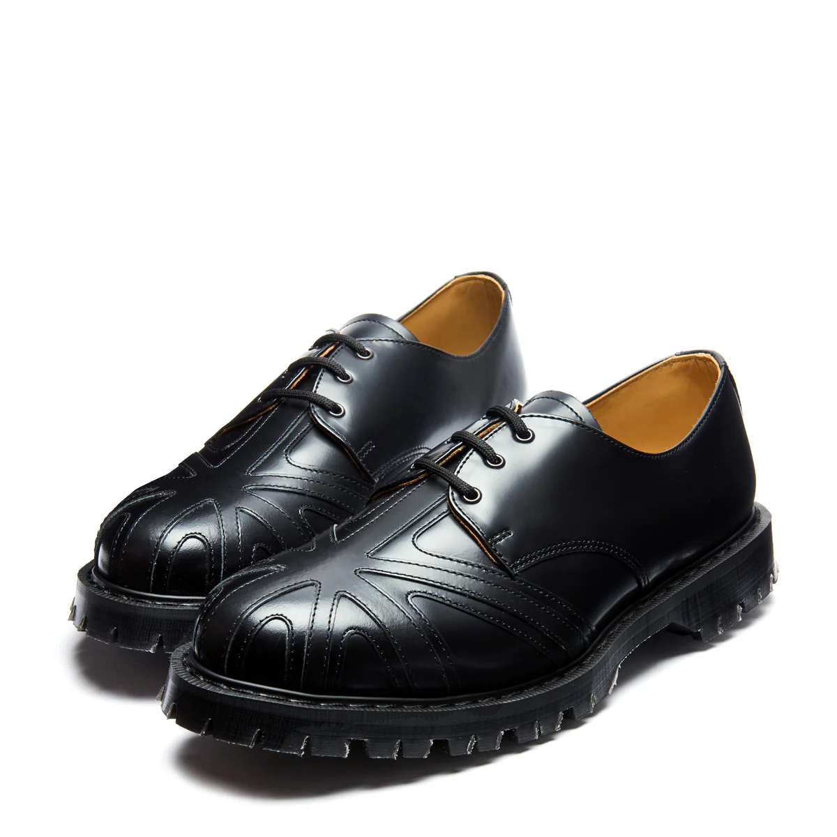 4958-black-hi-shine-union-jack-3-eye-gibson-shoe-4.webp Black Hi-Shine Union Jack 3 Eye Gibson Shoe