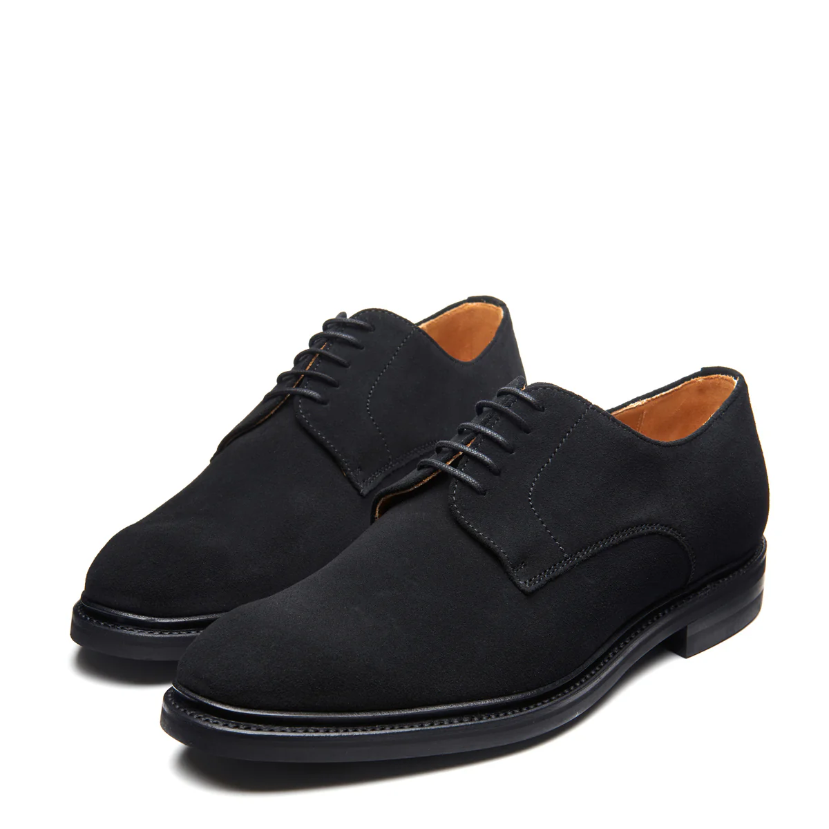 4986-black-suede-5-eye-derby-shoe-3.webp Black Suede 5 Eye Derby Shoe