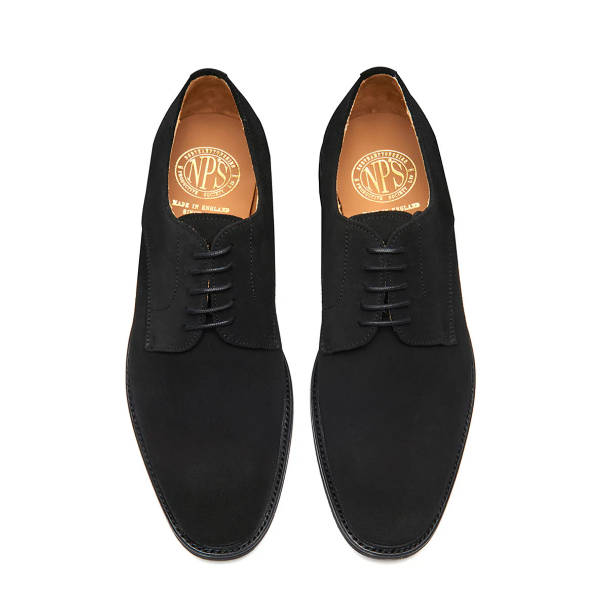 4986-black-suede-5-eye-derby-shoe-4.webp Black Suede 5 Eye Derby Shoe