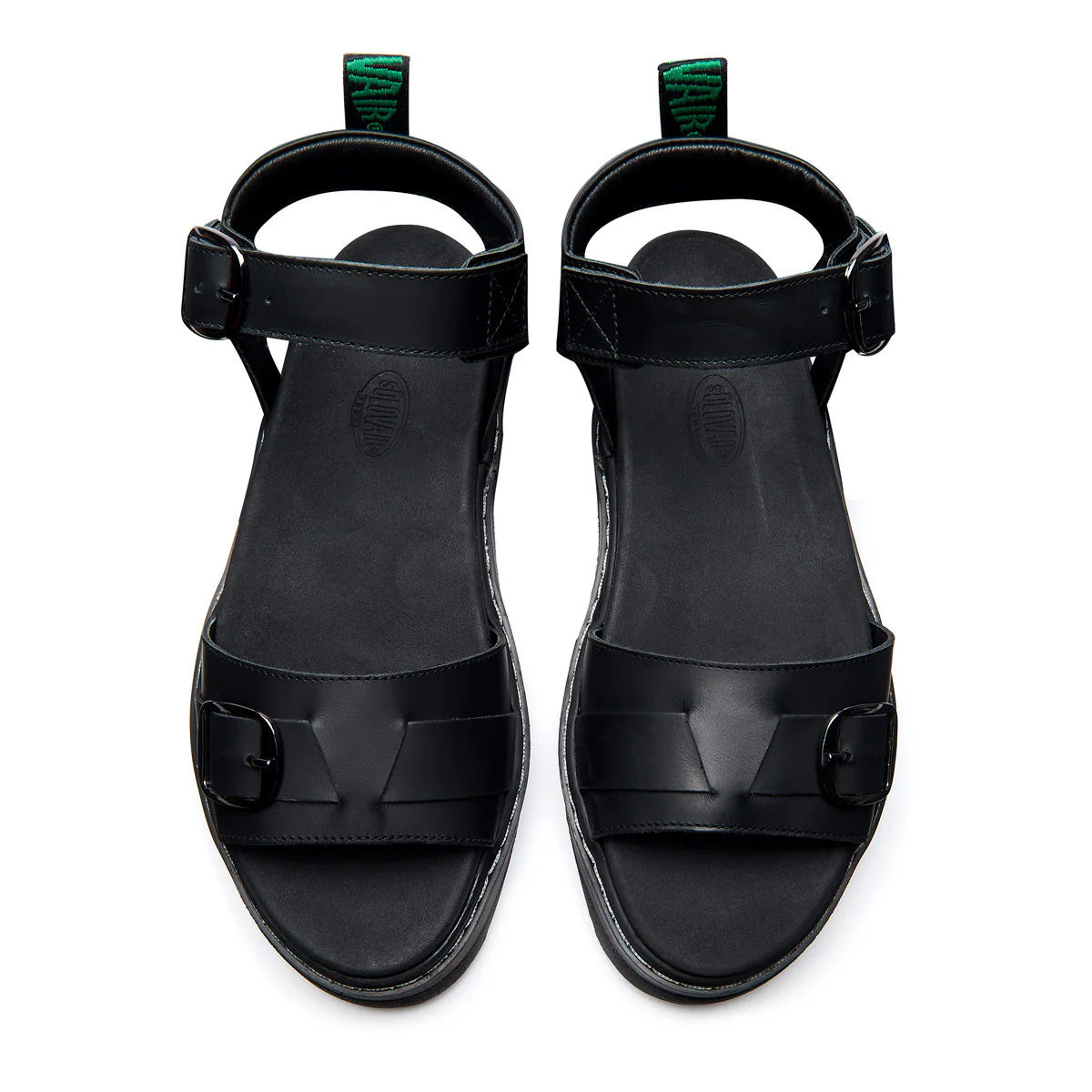 5093-blakesley-black-greasy-one-strap-sandal-3.webp Blakesley - Black Greasy One Strap Sandal