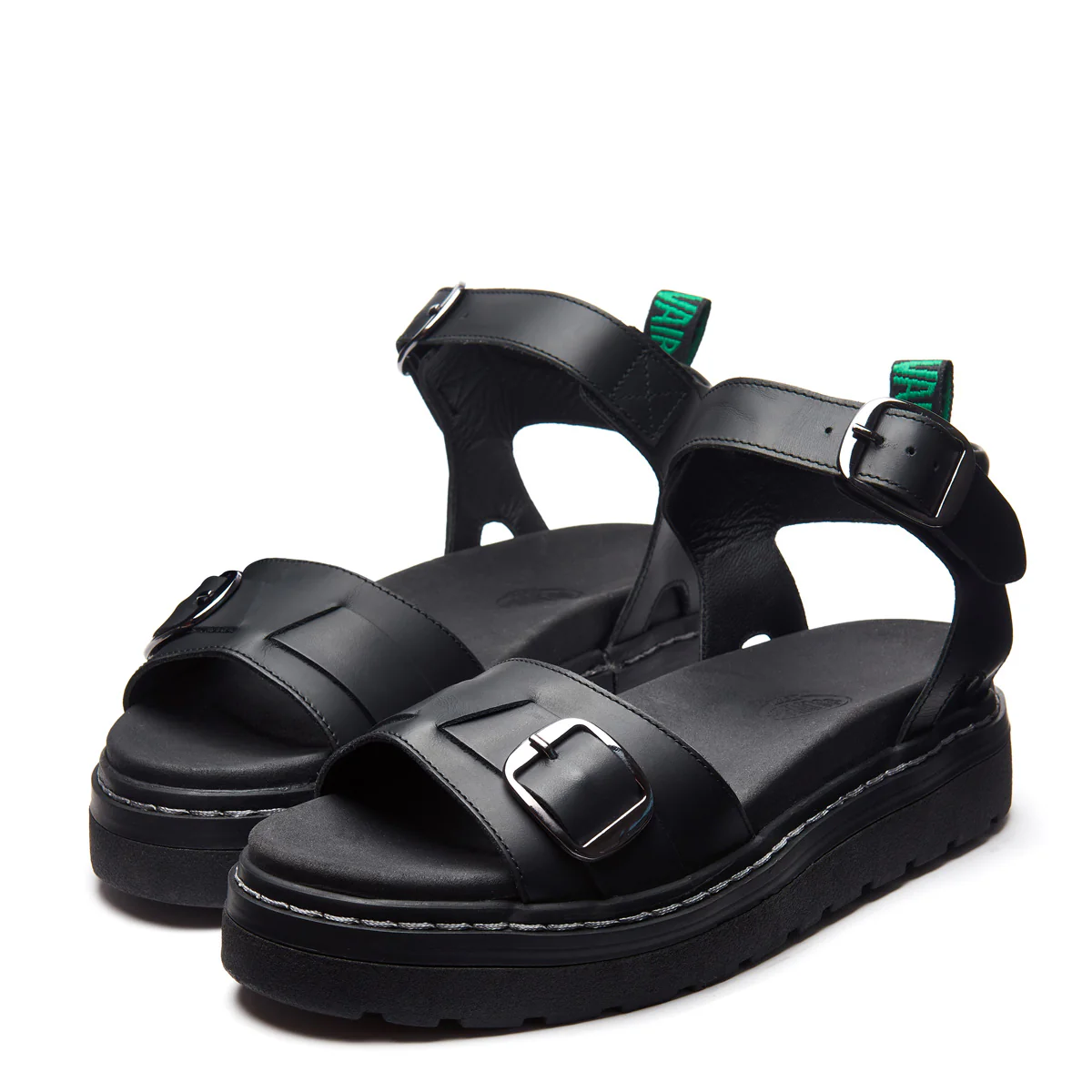 5093-blakesley-black-greasy-one-strap-sandal-4.webp Blakesley - Black Greasy One Strap Sandal