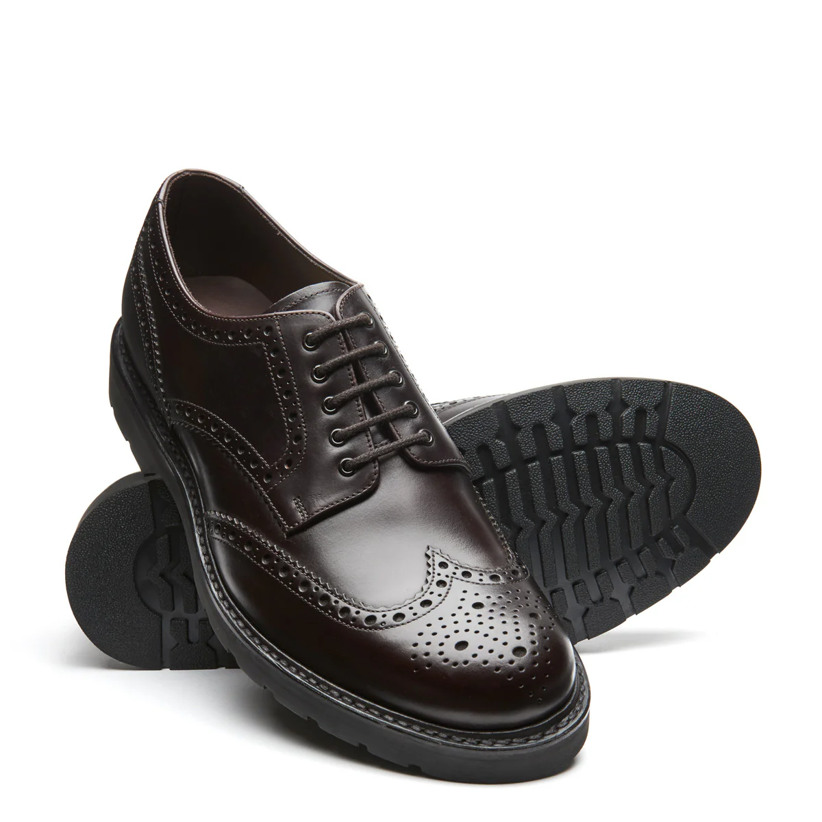 Brown Calf 5 Eye Gibson Brogue Shoe