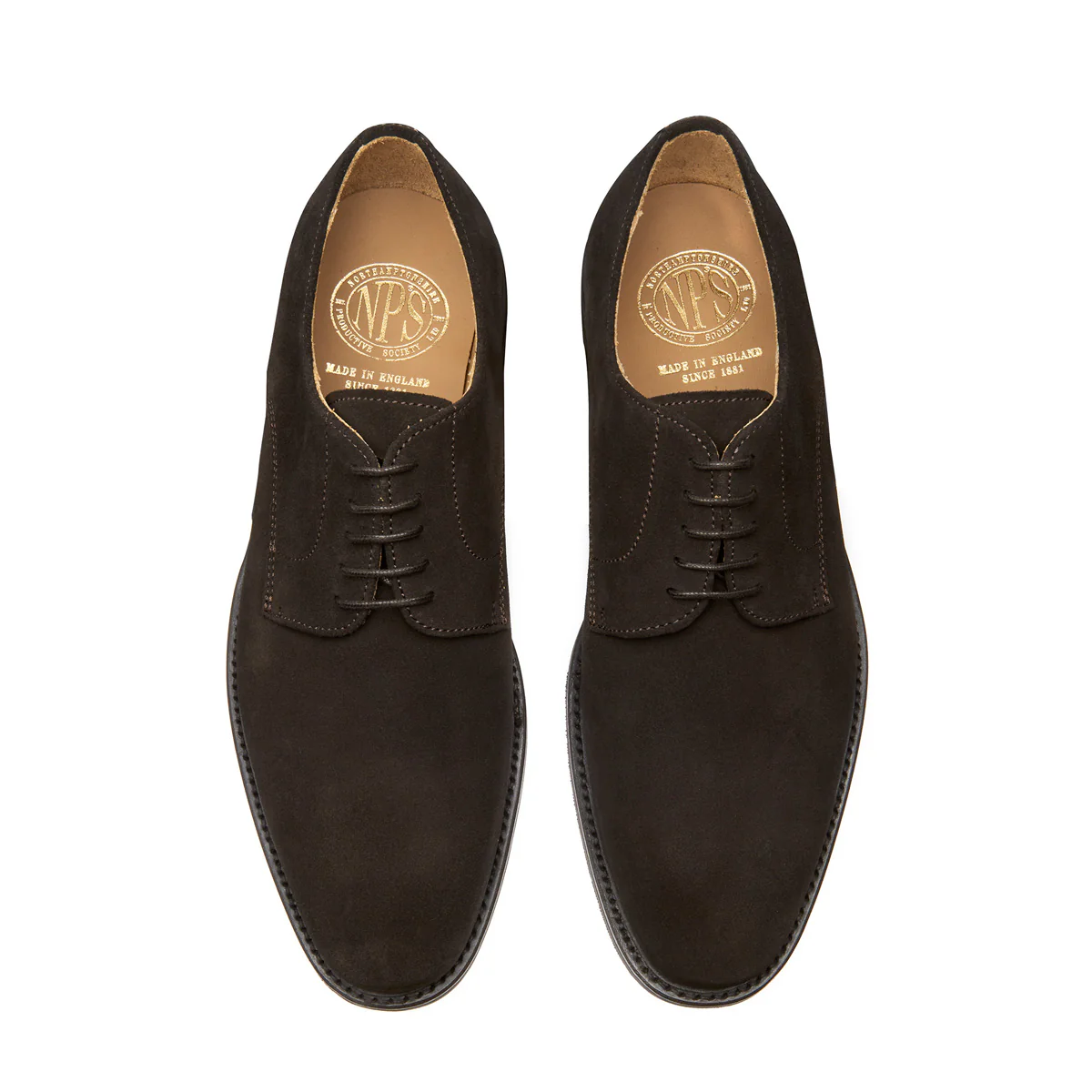 5184-brown-suede-5-eye-derby-shoe-4.webp Brown Suede 5 Eye Derby Shoe