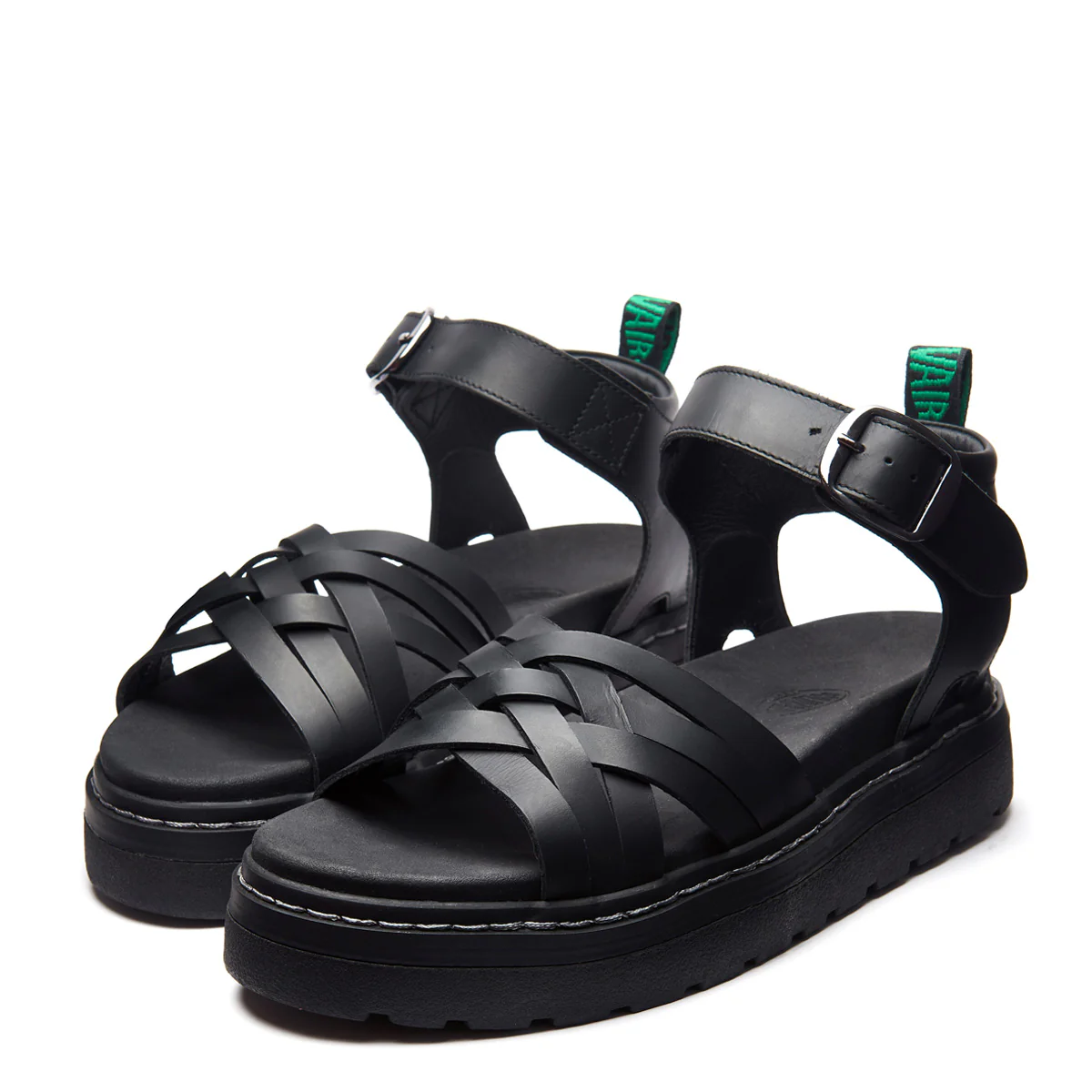 5562-eydon-black-greasy-one-strap-crossover-sandal-4.webp Eydon - Black Greasy One Strap Crossover Sandal