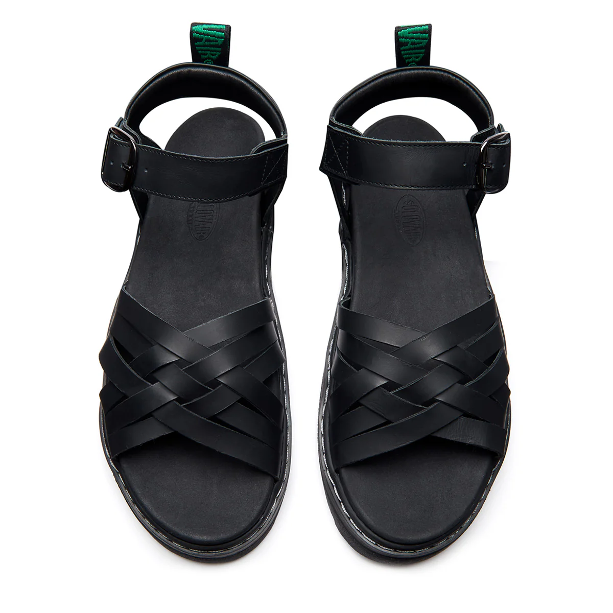5564-uk-3.5-uk-3.5-variation-3.webp Eydon - Black Greasy One Strap Crossover Sandal