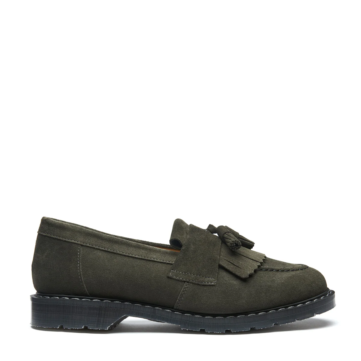 6158-olive-suede-tassel-loafer-1.webp Olive Suede Tassel Loafer