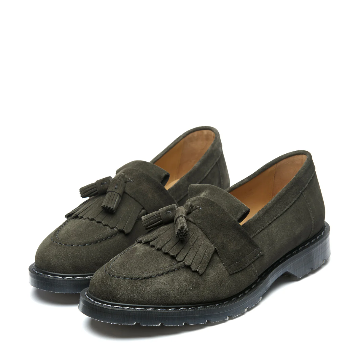 6158-olive-suede-tassel-loafer-3.webp Olive Suede Tassel Loafer