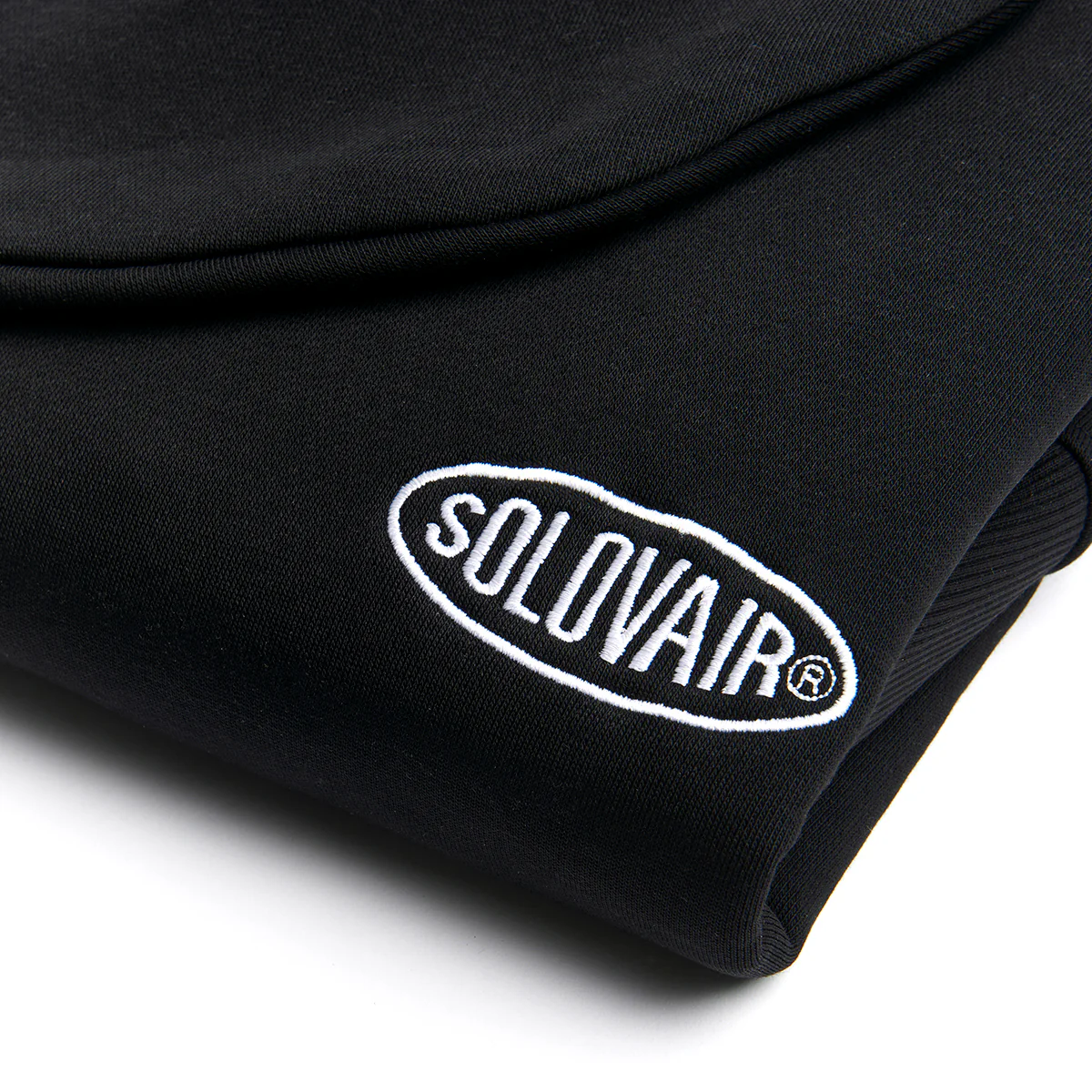 Solovair L/S Logo Pullover Hoodie - Black