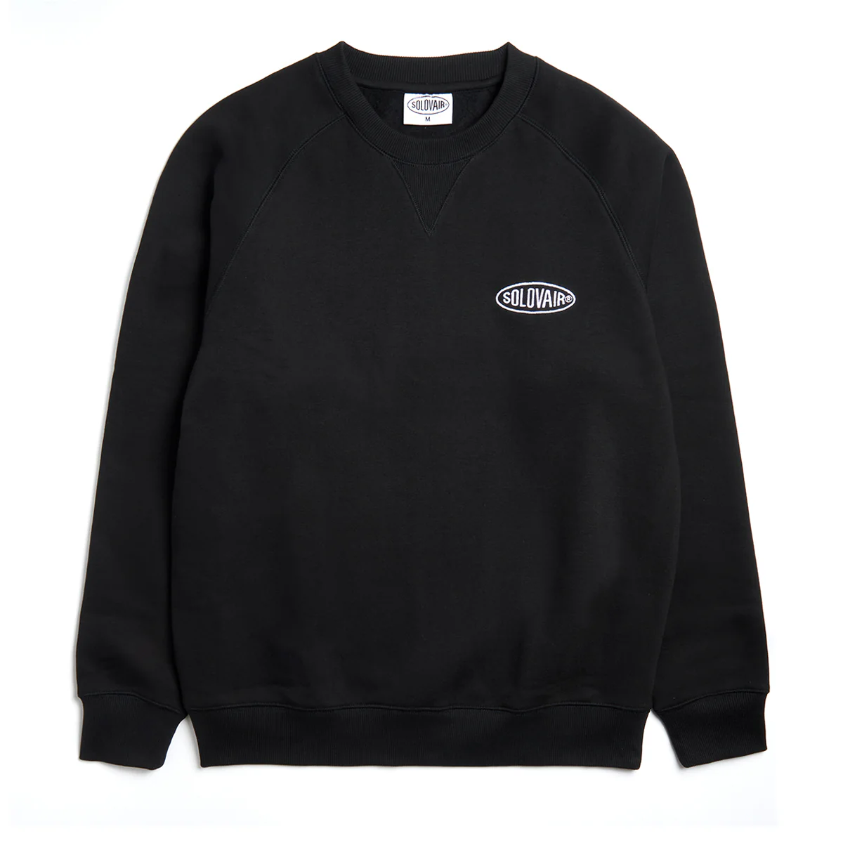6360-solovair-l-s-logo-sweatshirt-black-1.webp Solovair L/S Logo Sweatshirt - Black