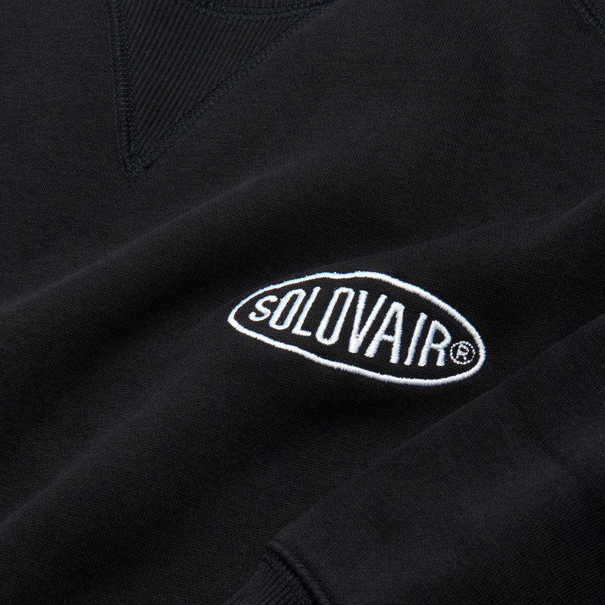Solovair L/S Logo Sweatshirt - Black