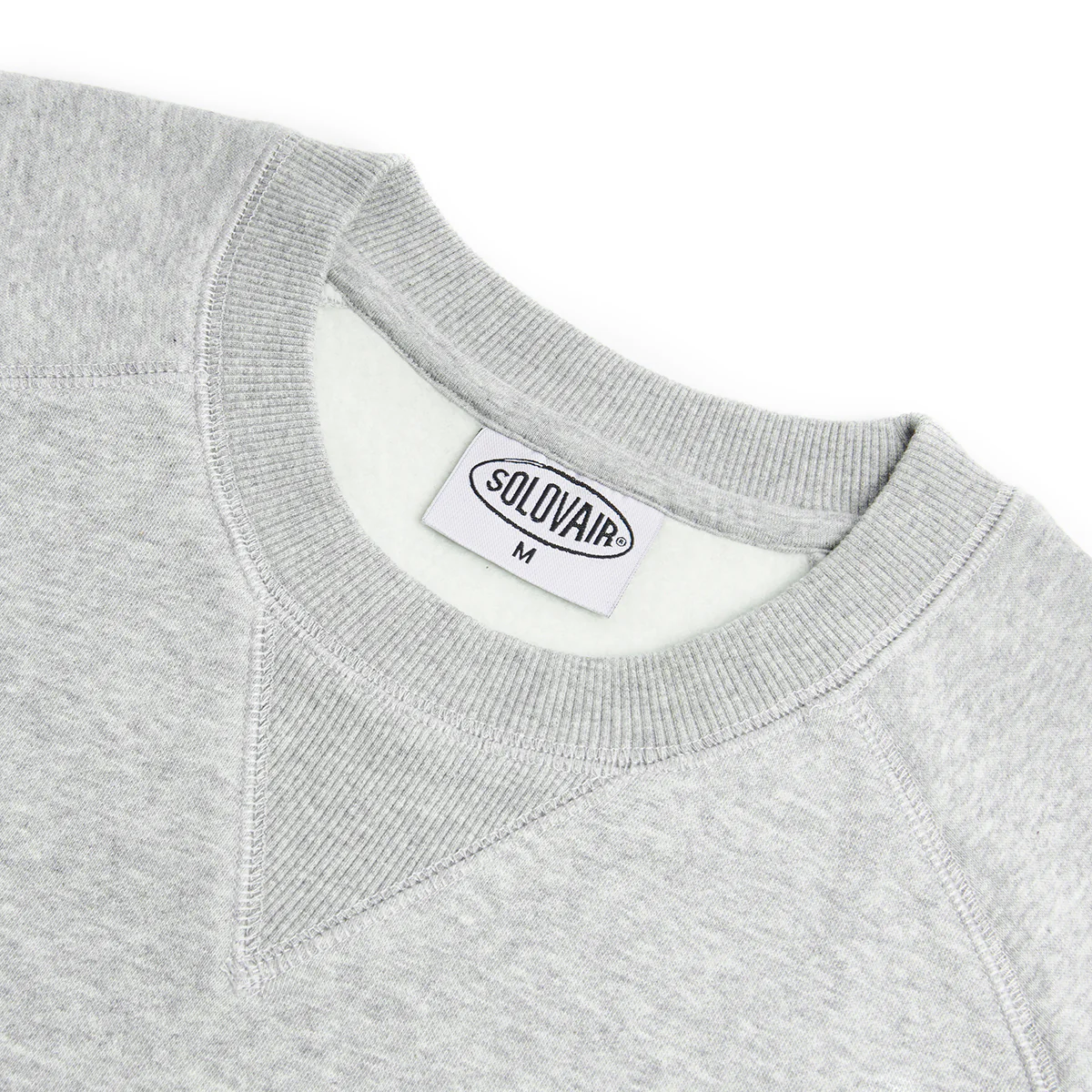 6366-solovair-l-s-logo-sweatshirt-grey-3.webp Solovair L/S Logo Sweatshirt - Grey