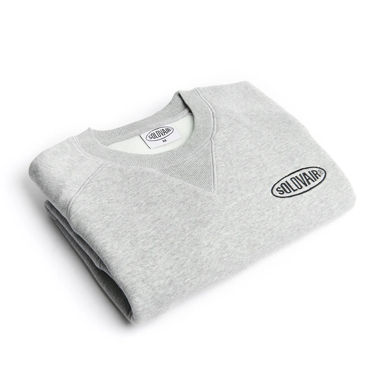 6366-solovair-l-s-logo-sweatshirt-grey-6.webp Solovair L/S Logo Sweatshirt - Grey