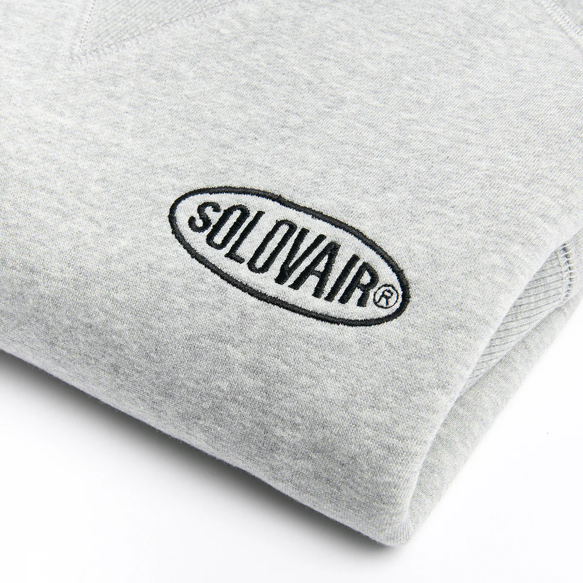 6366-solovair-l-s-logo-sweatshirt-grey-7.webp Solovair L/S Logo Sweatshirt - Grey