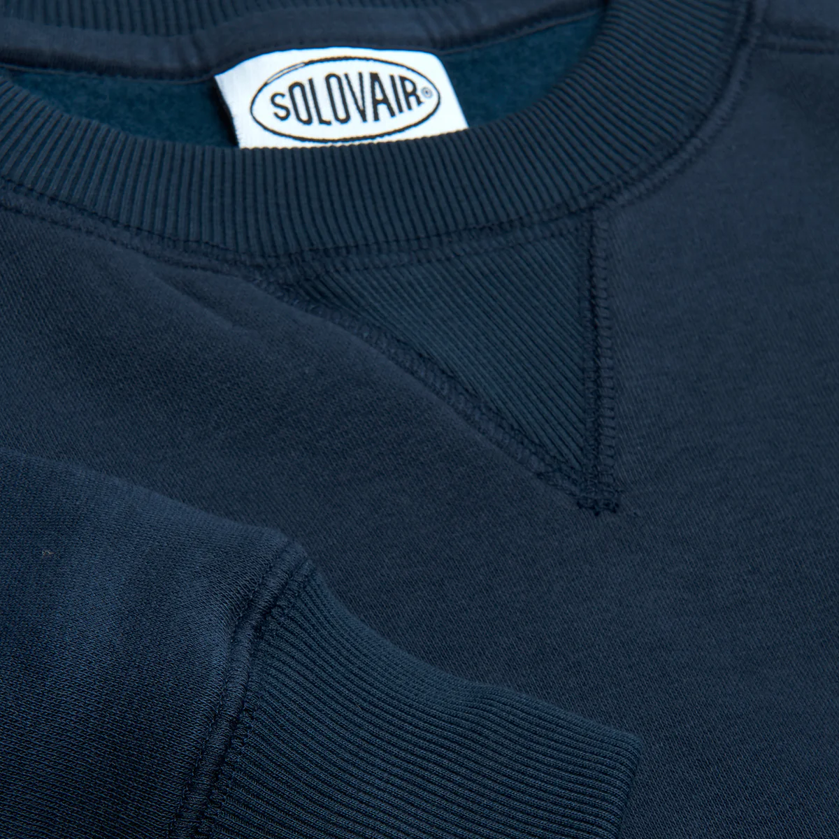 6372-solovair-l-s-logo-sweatshirt-navy-5.webp Solovair L/S Logo Sweatshirt - Navy