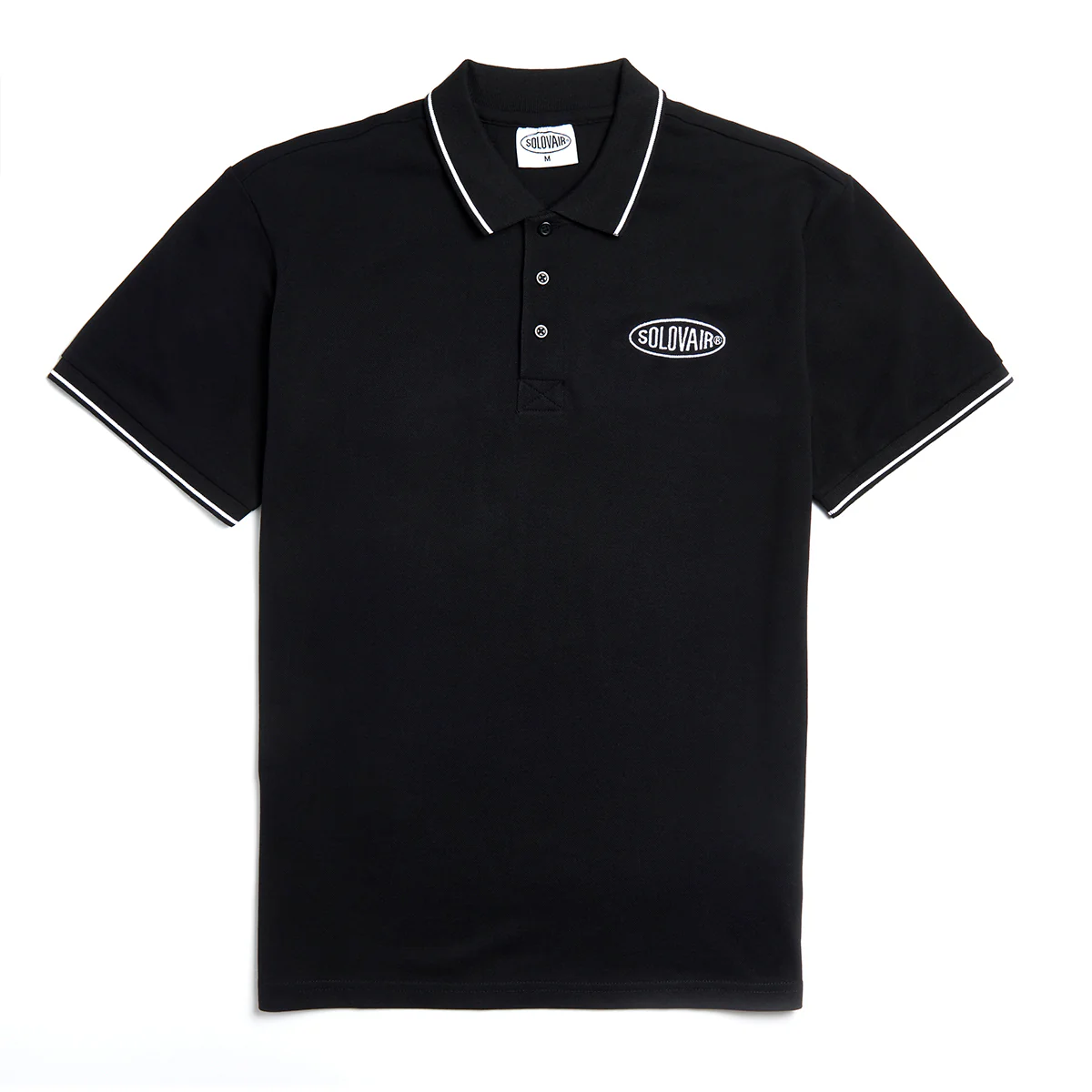 6402-solovair-s-s-polo-shirt-black-1.webp Solovair S/S Polo Shirt - Black