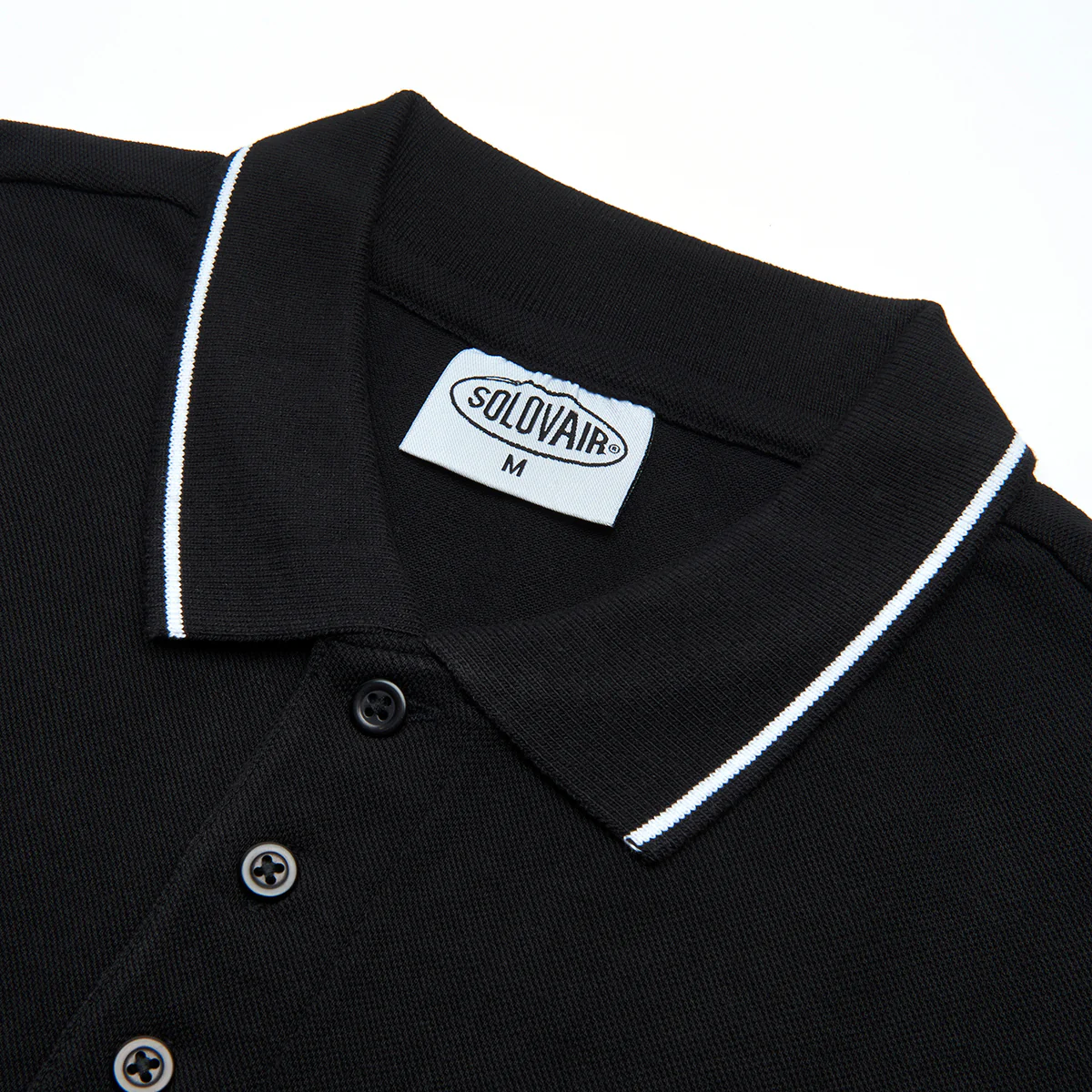 Solovair S/S Polo Shirt - Black