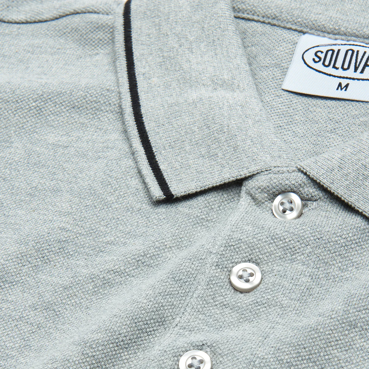 6408-solovair-s-s-polo-shirt-grey-5.webp Solovair S/S Polo Shirt - Grey