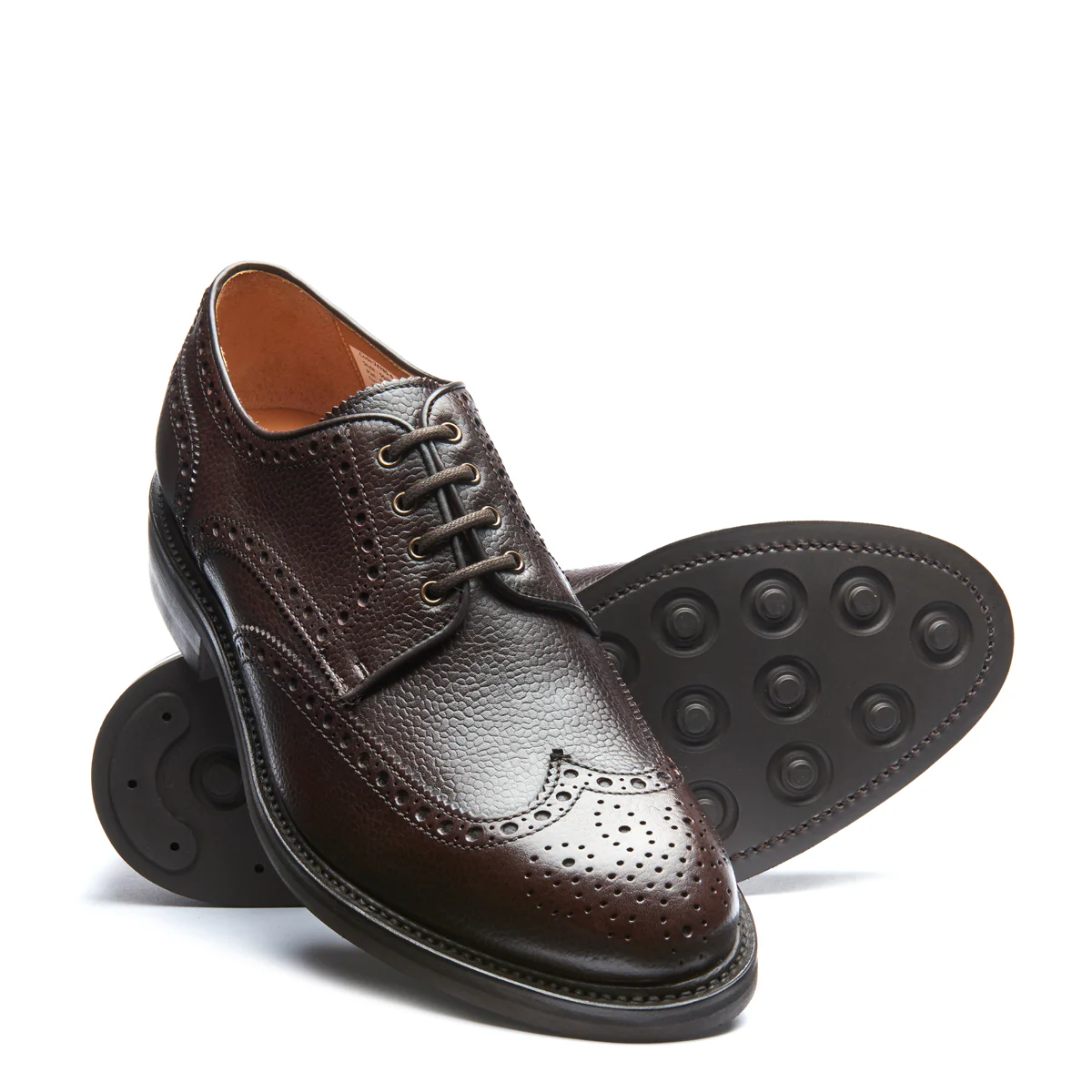 6493-walnut-brown-grain-calf-4-eye-gibson-brogue-shoe-2.webp Walnut Brown Grain-Calf 4 Eye Gibson Brogue Shoe